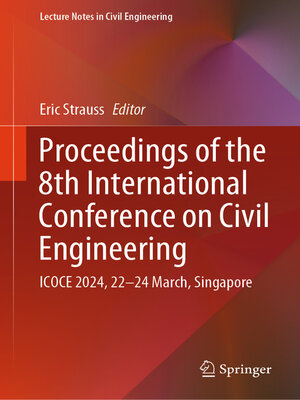 cover image of Proceedings of the 8th International Conference on Civil Engineering